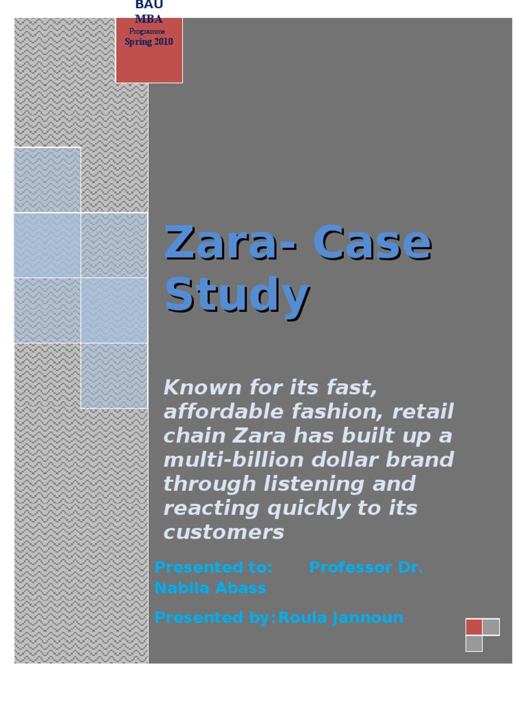 Zara's Unique Fast-Fashion Strategy | PDF | Retail | Fashion