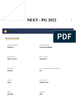 NEET - PG 2022: Personal Details
