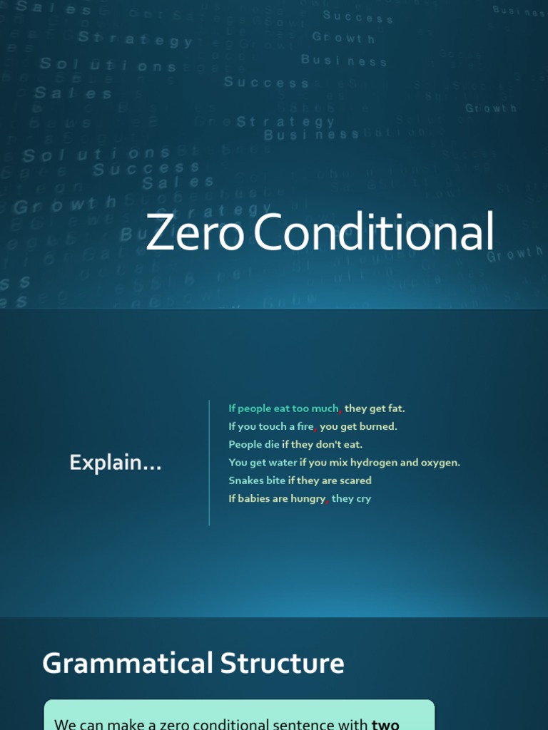 Zero Conditional | PDF
