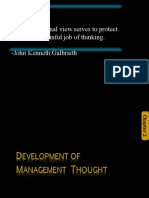 Chapter - 2 - Development of Management Thought