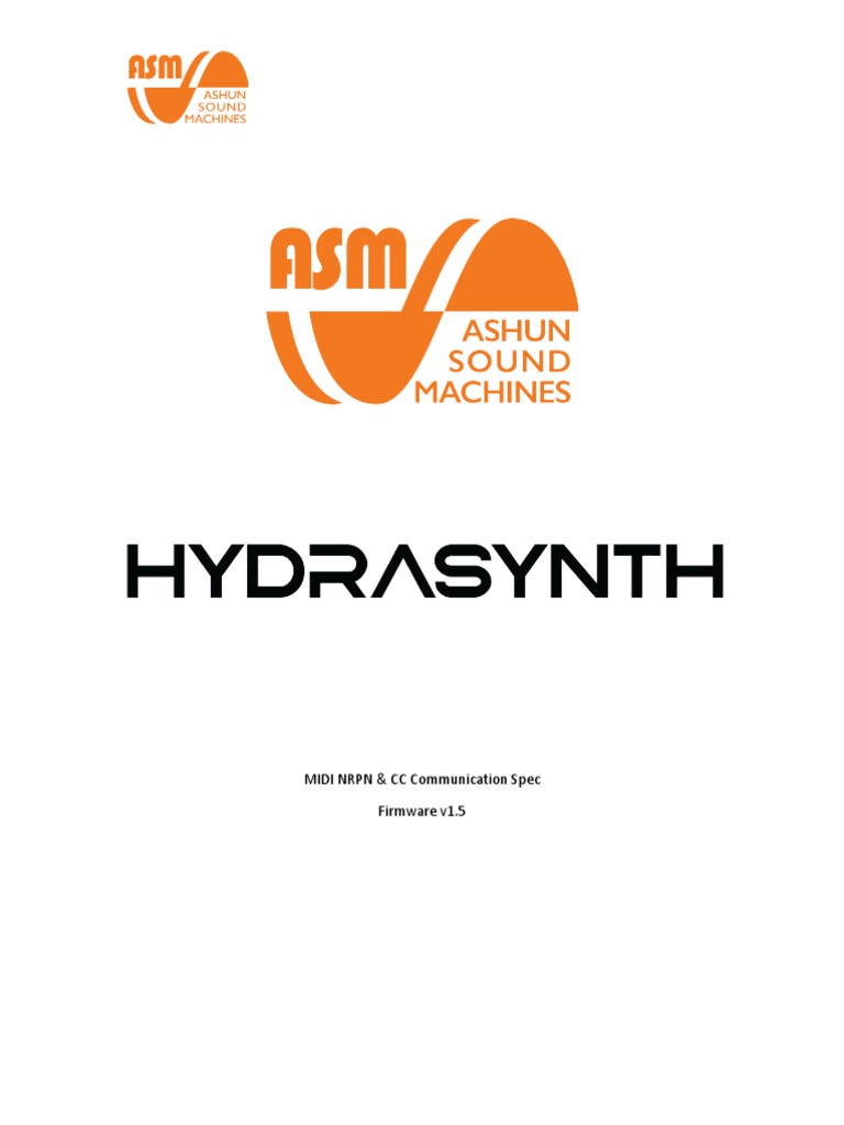 MIDI NRPN & CC Communication Spec Firmware v1.5 PDF Computer