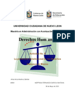 Actividad 8 La protección jurisdiccional de los Derechos Humanos en México