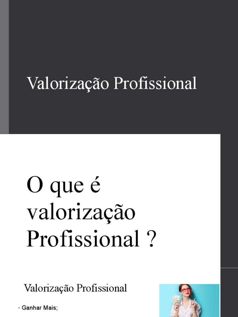 Valorização Profissional e Seus Indicadores | PDF