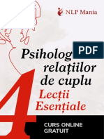 NLP Psihologia Relatiilor de Cuplu - 4 Lectii Esentiale