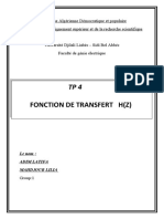 Tp4(La Fonction de Transfert) (1)
