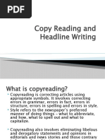 Copy Reading Symbols | PDF | Language Arts & Discipline
