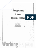 Mortgage Lending in Boston: Interpreting HMDA Data Shows Racial Disparities but Factors Account for Some Differences