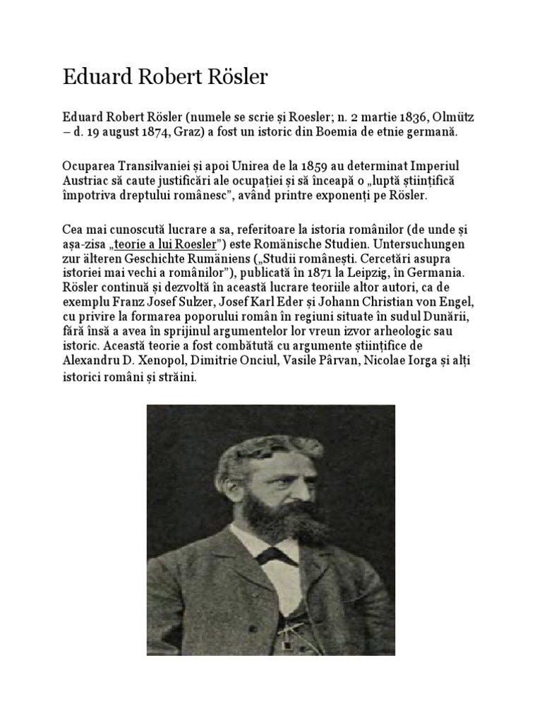 Eduard Robert Rösler | PDF