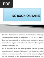 5G Boon or Bane