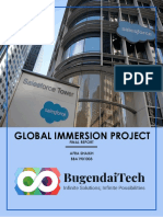 Global Immersion Project: Final Report Afra Shaikh BBA1901003