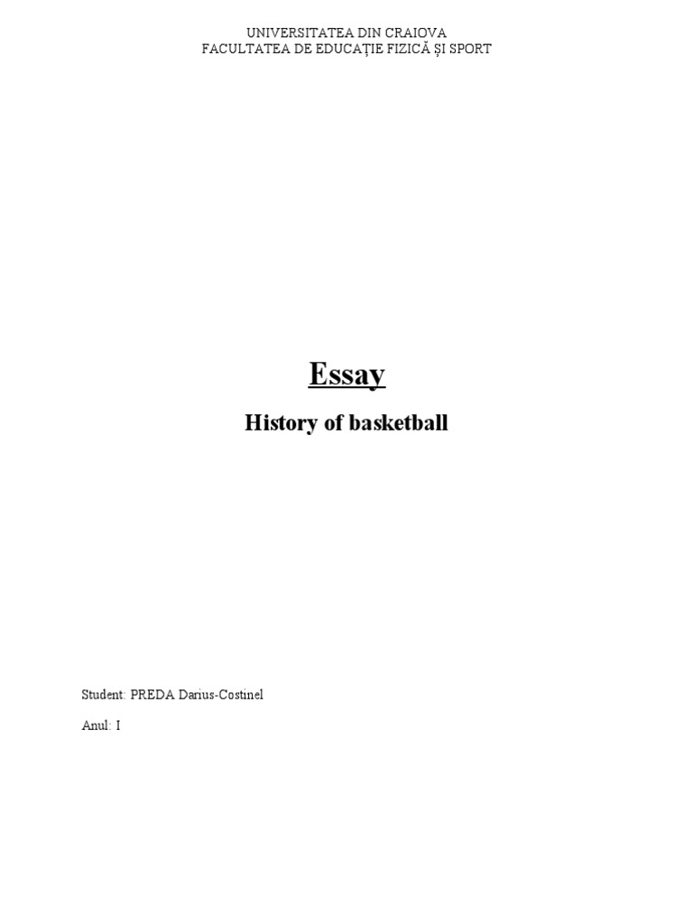 History of basketball essay descargar gratis pdf leisure teams