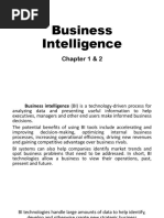 Business Intelligence Midterm Topics