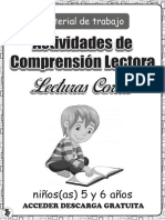 Actividades Con Lecturas Cortas Comprensión Lectora