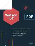 Watson Iot: Welcome To The Era of Cognitive Iot