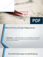 Different Forms of Cyber Malpractices