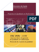 Tecdoc-1151 - Aspectos Fisicos Da Garantia Da Qualidade em Radioterapia