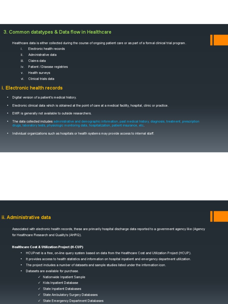 Common Datatypes in Healthcare, Workflow and Management | PDF | Patient ...