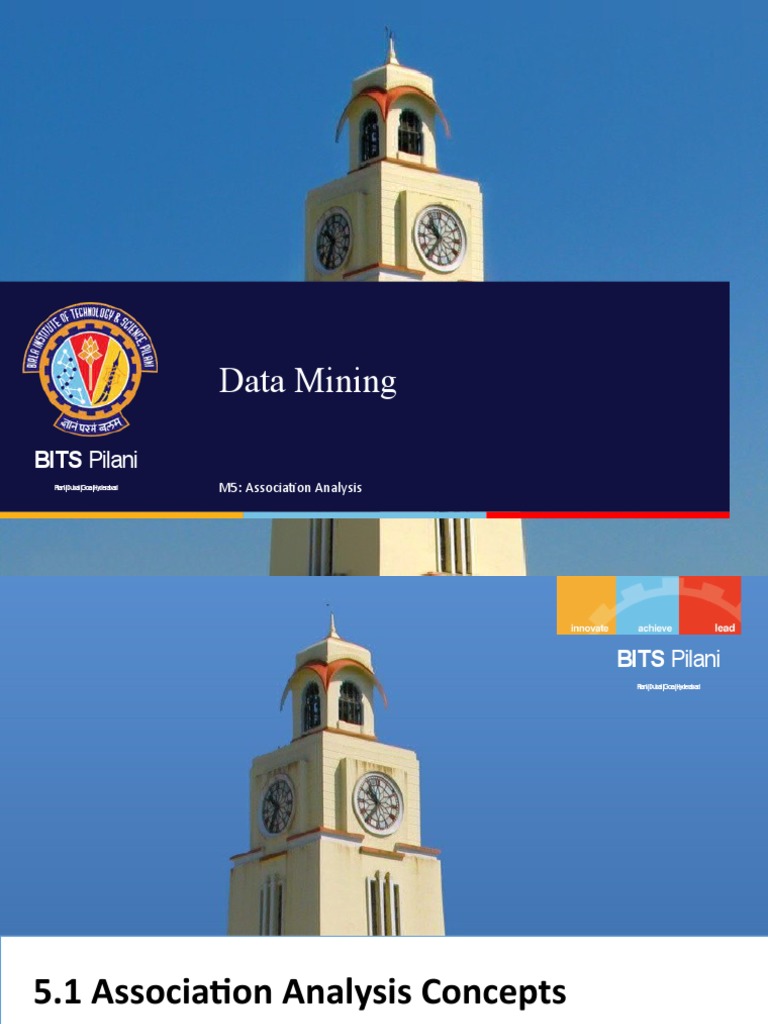 Association Analysis in Data Mining | PDF | Data | Algorithms