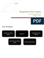 Chapter 8 - Management of The Company