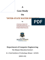 A Case Study On: "Inter-State Water Disputes"