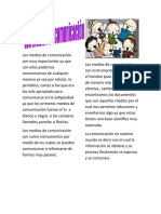 Los medios de comunicación son muy importantes ya que con ellos podemos comunicarnos de cualquier manera ya sea por celular