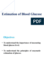 Estimation of Blood Glucose