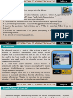 Volumetric Analysis Fundamentals