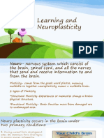 Learning and Neural Plasticity