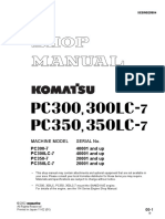 15023506-Komatsu Service Pc300-7 Pc300lc-7 Pc350-7 Pc350lc-7 Shop Manual Excavator Workshop Repair Book