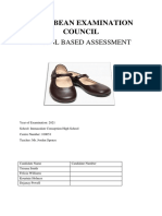 Caribbean Examination Council: School Based Assessment