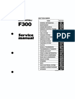 Daihatsu F300 Service Manual