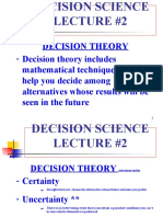 D S Lecture #2today#2 good - Decision Analysis