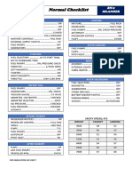 BN2 Islander Checklist