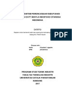 Analysis of Supply Chain Management at PT Nestle Indonesia