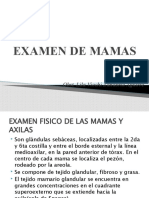 Examen Fisico de Las Mamas y Axilas