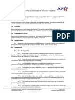 2600SEG113 Norma de Seguridad para El Resguardo de Máquinas Y Equipos 1.0 Proposito