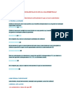 Determinarea Echivalentului in Apa Al Calorimetrului: 1.titlu