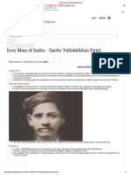 Iron Man of India - Sarda Vallabhbhai Patel