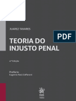 TAVARES, Juarez. Teoria Do Injusto Penal.