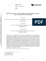 Preparation and Characterization of Hydroxyapatite-Silica Composite Nanopowders