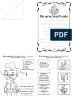 Día de la Constitución (tarjeta plegable)