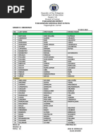 Grade 8-Obedience: Republic of The Philippines Department of Education Region VIII Division of Samar