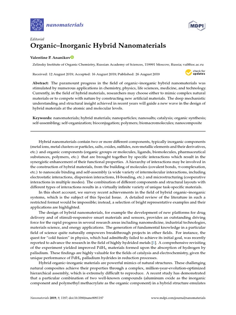 Nanomaterials 09 01197 | PDF | Nanoparticle | Catalysis
