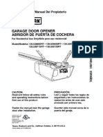 Garage Door Opener Abridor de Puerta de Cochera: Owner's Manual/Manual Del Propietario