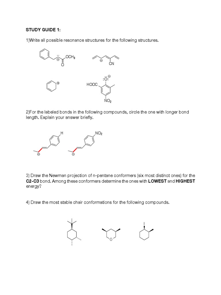 STUDY GUIDE 1 - Fall 2020 | PDF