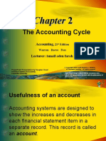 The Accounting Cycle: Accounting, Lecturer: Ismail Aden Farah