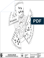 Floor plan for Aerospace Museum with multiple galleries and restrooms