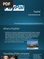 Paypal: Presentation Done By: Danilo Joncic & Pavle Stevanovic