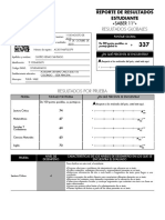 Resultados Globales: Reporte de Resultados Estudiante