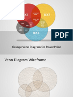 Text Text: Grunge Venn Diagram For Powerpoint
